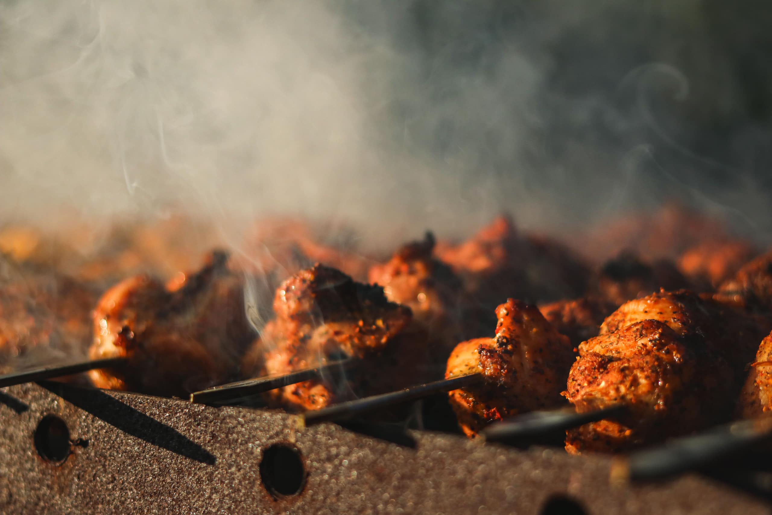Whole lamb over open coals